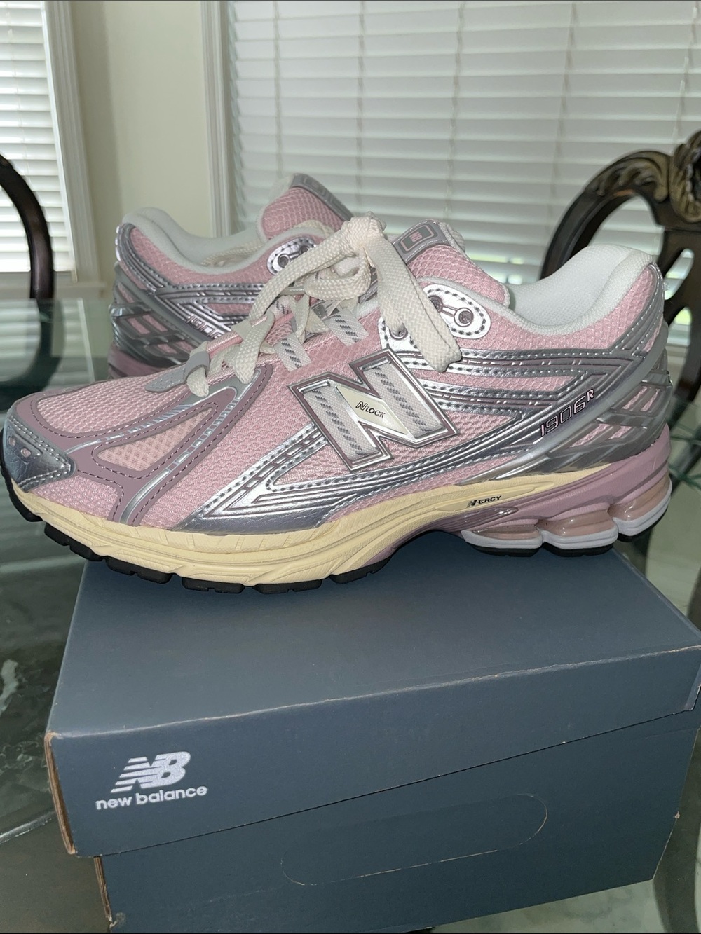 New Balance Women's Pink & Silver 1916R Athletic Running Shoes